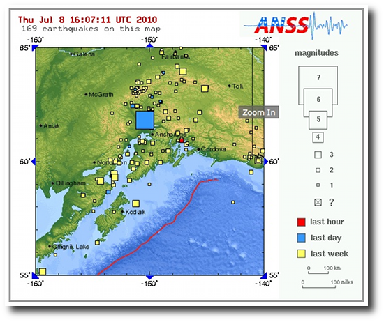 Alaska earthquake nov 1 2001