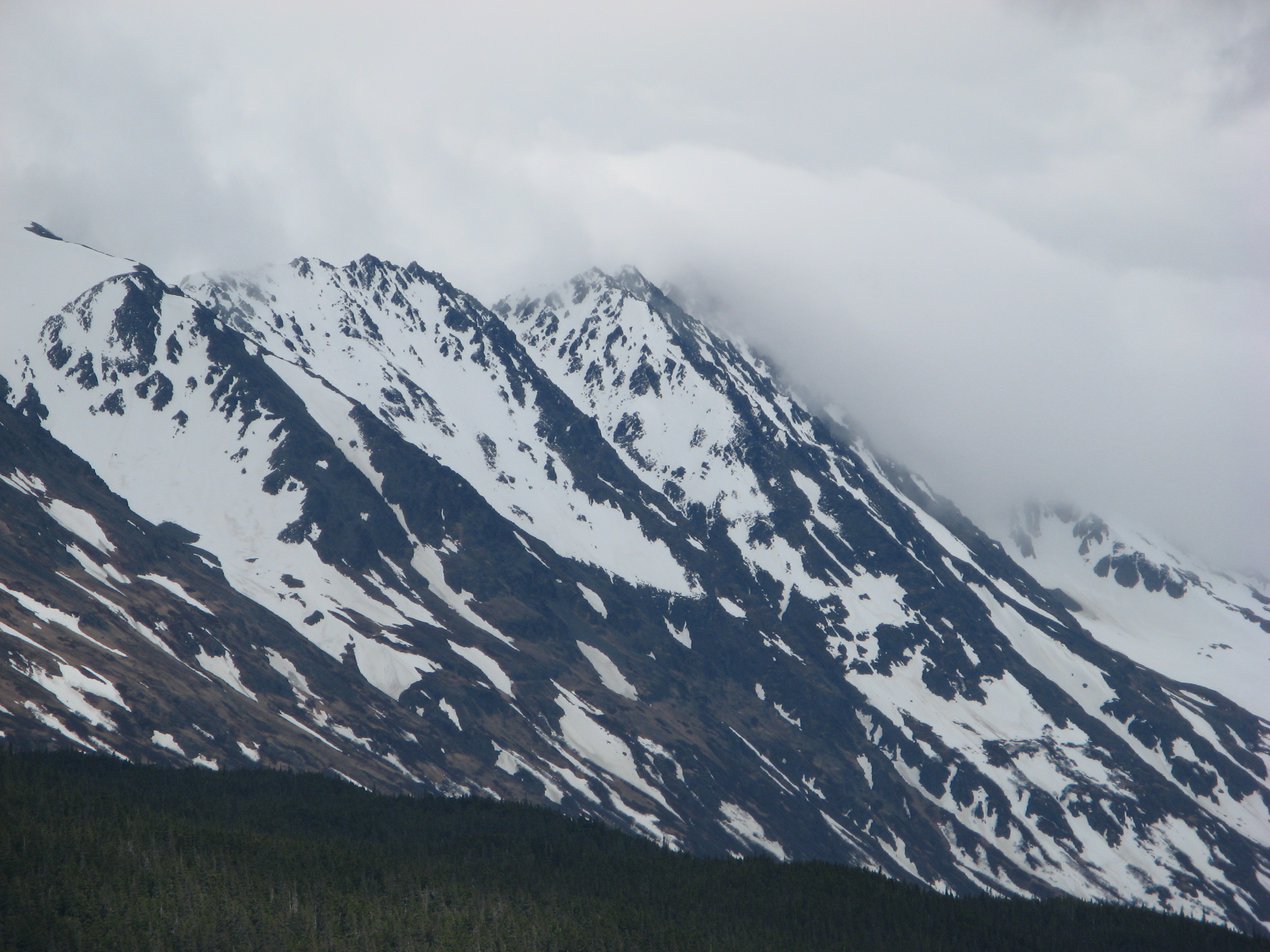 Mountains near Seward, Alaska.