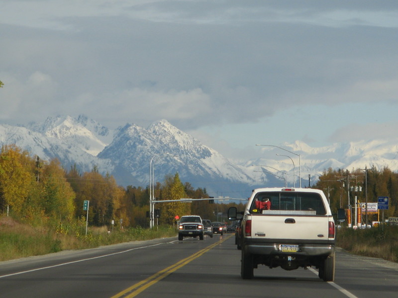 Wasilla, the business town.