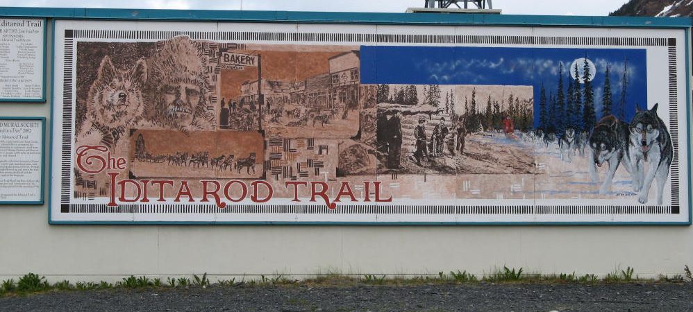 A mural from Seward, Alaska