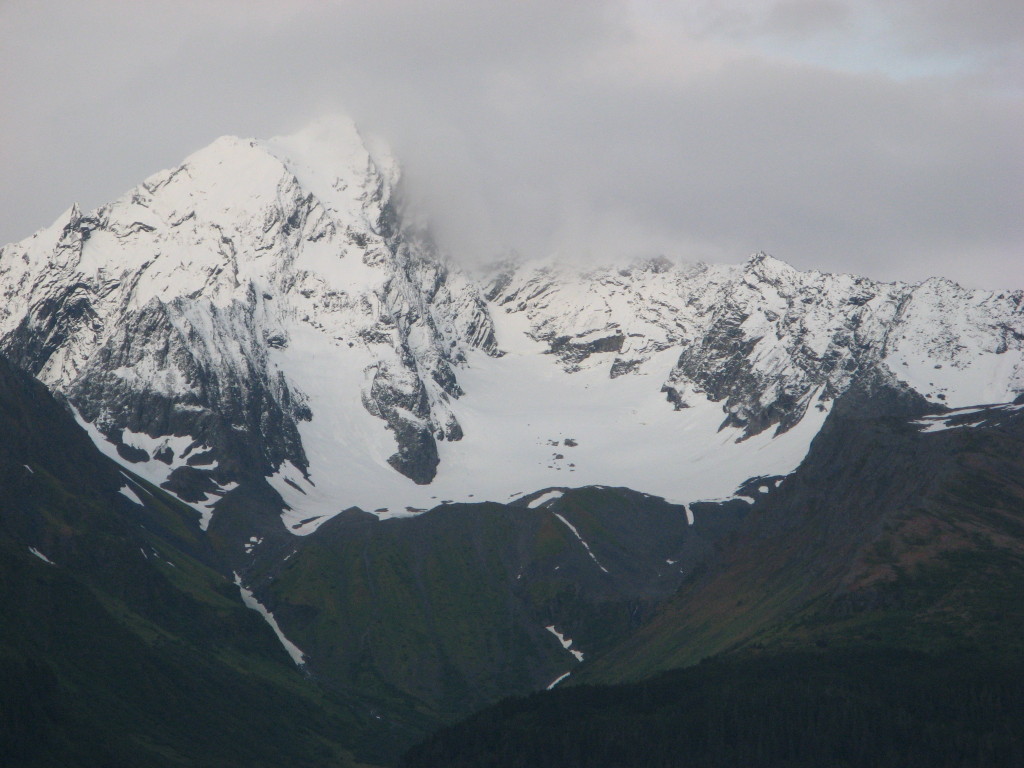 Mountain range in Seward, Alaska (the other side of Resurrection Bay), picture #2