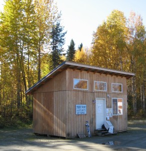 Talkeetna Free Box, as seen from the road