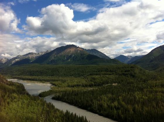 The Glenn Highway, Alaska, North of Palmer