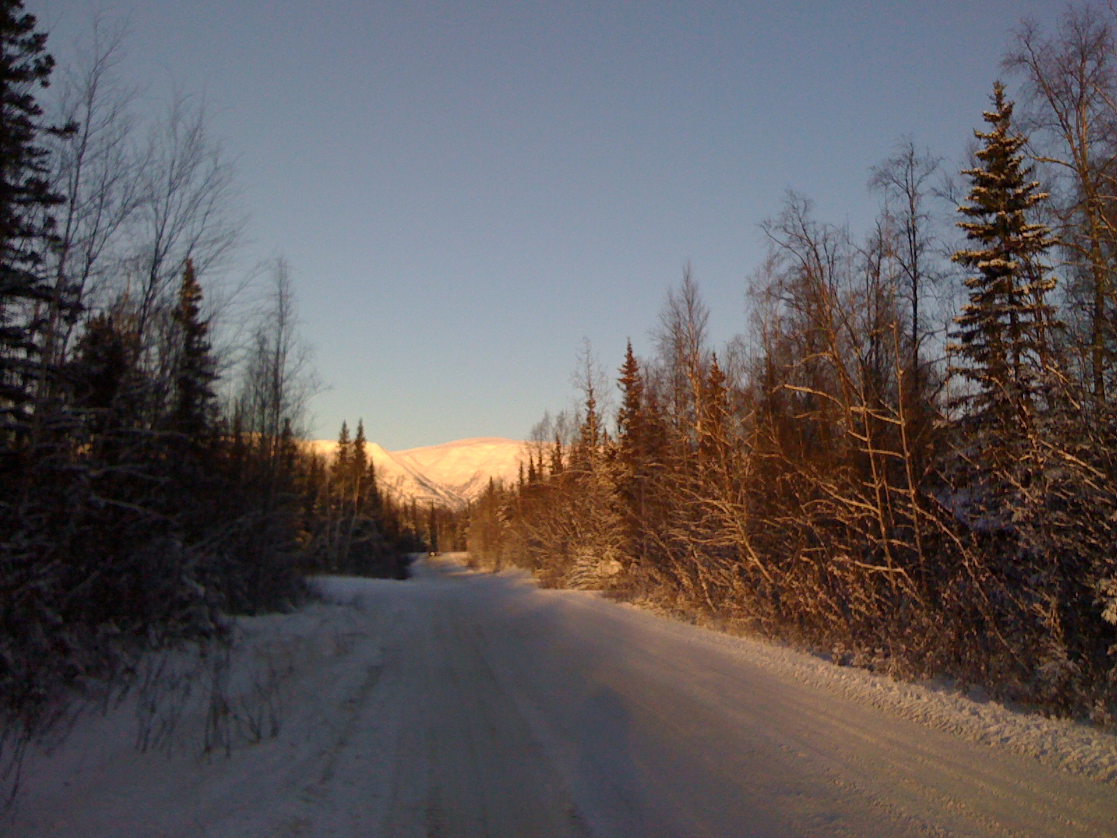 Wasilla, Alaska Hatcher Pass mountain - December 5, 2010.