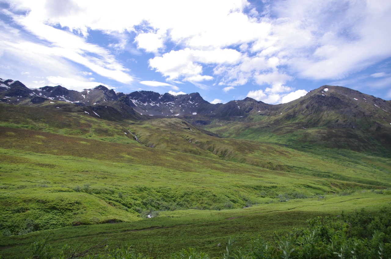 Some of the spectacular colors in the Hatcher Pass mountains