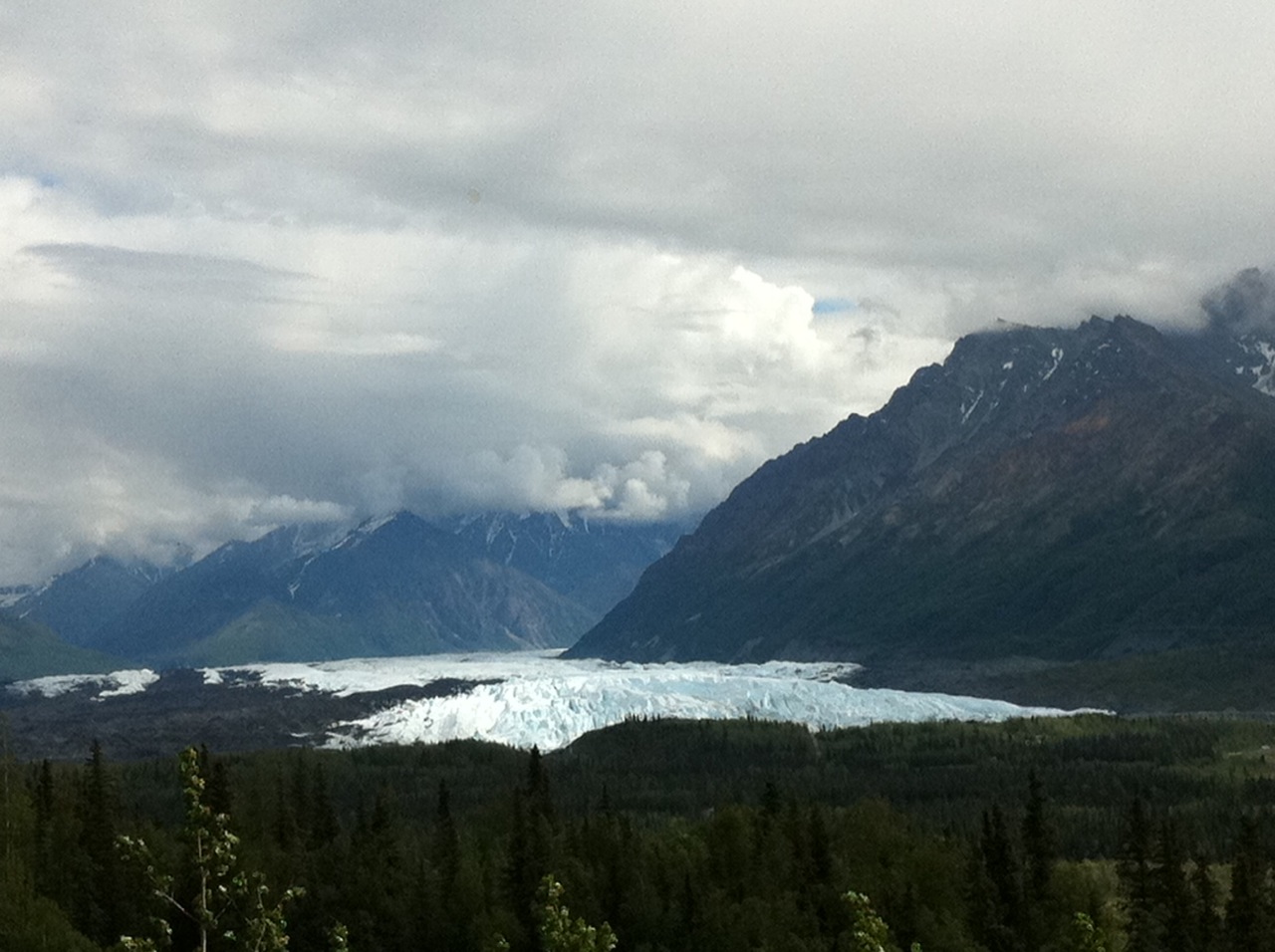 The Matanuska Glacier, Alaska.